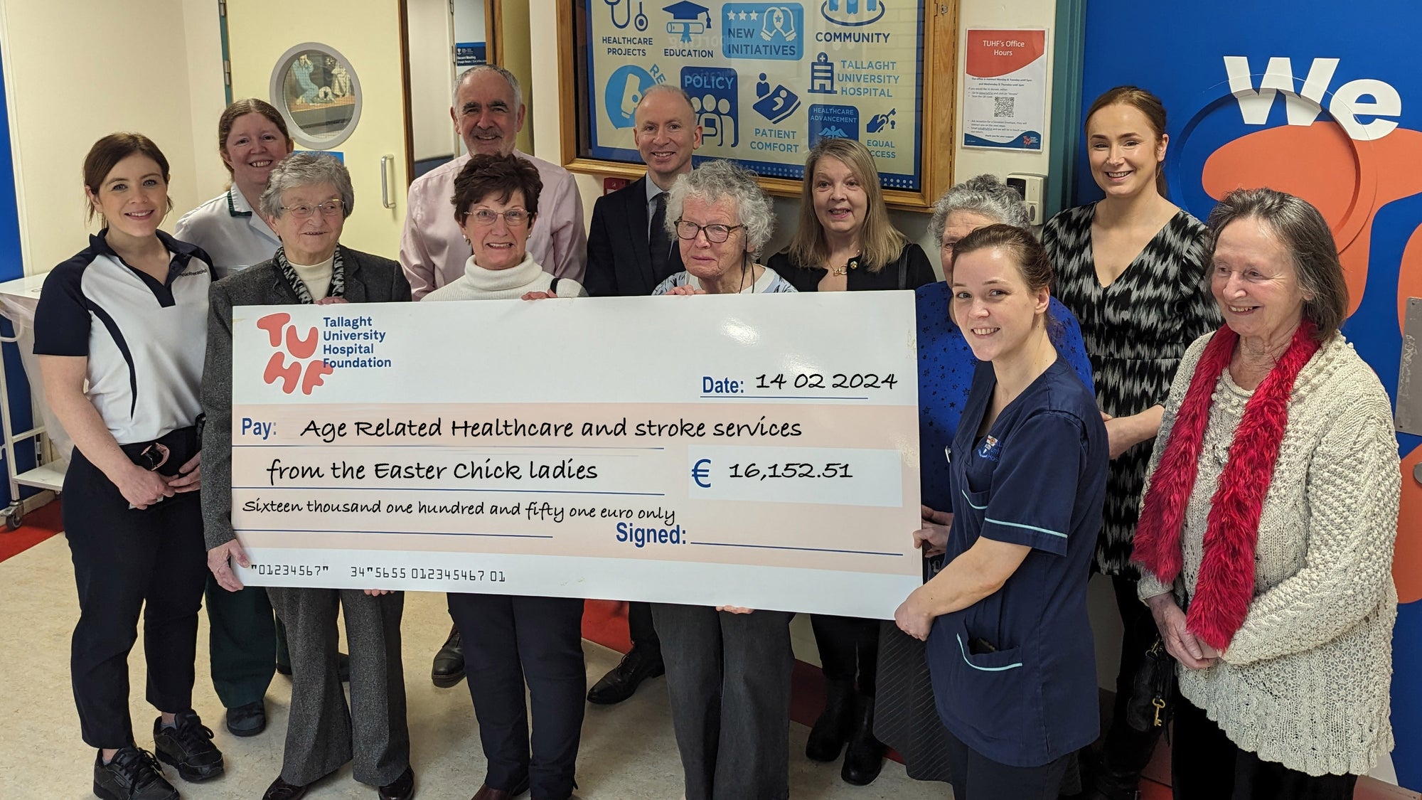 Easter Chick Ladies Raise Over €16,000 for Age Related Healthcare and Stroke Services